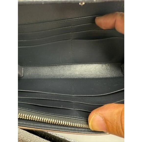 CHRISTIAN DIOR METALLIC ROSE PATENT MICRO-CANNAGE WALLET ON CHAIN*Full Set - Picture 15 of 16